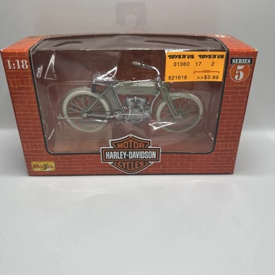 Harley Davidson Maisto 1909 Twin 5d V-twin 1:18 Die Cast Series 5 ENVÍO RÁPIDO Foto 1 de 4