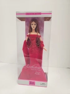 Barbie July Ruby Birthstone Collection Puppe 2002 Mattel Neu - Bild 1 von 4