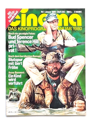 Cinema 01/1980 – Bud Spencer, Terence Hill & Ornella Muti Poster | Top Zustand - Bild 1 von 4