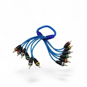 CABLE DE INTERCONEXIÓN DE COBRE RD AUDIO 3 PIES 6 CANALES PAR TRENZADO GRADO AUDIÓFILO - Imagen 1 de 2