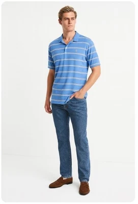 Camisa polo de golf Ralph Lauren a rayas Linville Golf Club Pima algodón para hombre talla L Foto 1 de 4