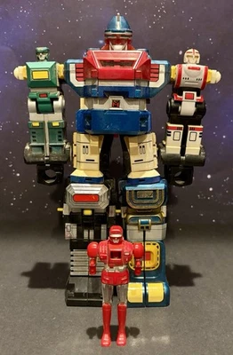 Винтаж 1982 Япония Шесть Богов Godmars Комбинация Chogokin Popy Фигурка! Продавец из США! - Изображение 1 из 4