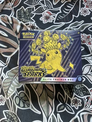 Pokémon TCG Scarlet & Violet Surging Sparks ETB Elite Trainer Box New Sealed - Image 1 of 4