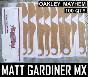 100 Mengen Zum Abreißen Für Oakley Mayhem Motocross Enduro Brille Flipper - Bild 1 von 1