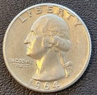 1964 25C Washington Quarter XF/AU Condition