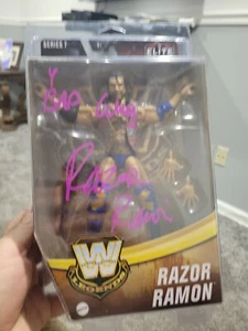 RAZOR RAMON ELITE LEGENDS FIGURE Signed Autographed Scott Hall - Picture 1 of 7