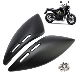 Gas Tank Side Cover Panel Fairing Cowl For Kawasaki Z900RS 2018~2024 Matte Black - Picture 1 of 13