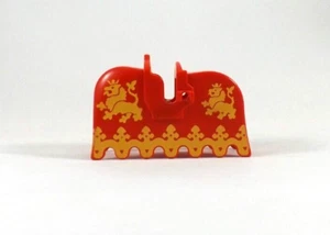 Lego Castle Pferd Barde geraffter Rand gelbe Löwen 6081 1584 6060 6039 - Bild 1 von 2