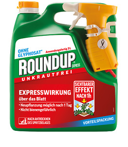 Roundup Unkrautfrei Express Sprühsystem 3l | Unkrautvernichter