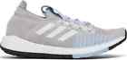 adidas Women PulseBoost HD Sneaker Grey One/ Cloud White/ Glow Blue FU7347