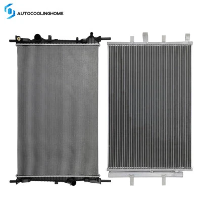 Radiador de refrigeración y condensador de aire acondicionado para Ford Transit-150 2015 2016 2017 2018-2019 Foto 1 de 4