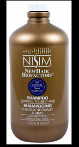 NISIM New Hair BioFactors Shampoo for Normal To Oily Hair -Deep Cleaning Shampoo