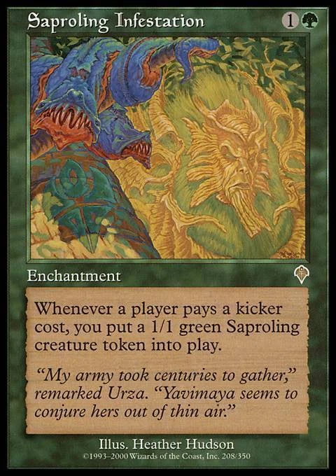 Saproling Infestation ~ Near Mint Invasion MTG Magic UltimateMTG Green Card - Image 1 of 1