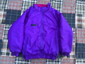 Vintage Columbia Spring Jacket Light Windbreaker Girls Youth Sz M 8/10 - Picture 1 of 3