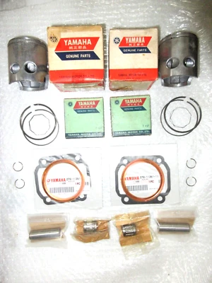 1973-1975 Yamaha RD350B NOS Top End Rebuild Kit 0.50  2nd OS        360-11636-01 - Image 1 of 2