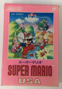 Nintendo Famicom FC Super Mario USA Japan Version w/ Box 7617 SP - Picture 1 of 9