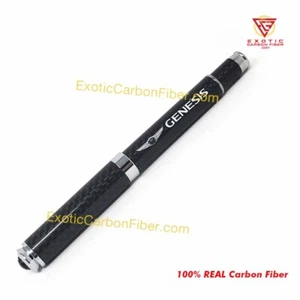 Genesis White Text Carbon Fiber Pen Ballpoint Pen - GREAT GIFT!! - Picture 1 of 2