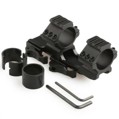 UNIQUEFIRE Scope Mounts Rings 1 inch / 30mm One Piece Cantilever for 20mm Picatinny Rail