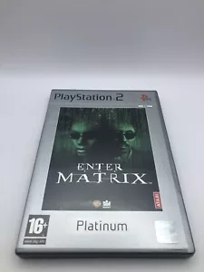 Enter The Matrix Sony PlayStation PS2 Platinum W/Manual PAL 2004 #0220 - Picture 1 of 15