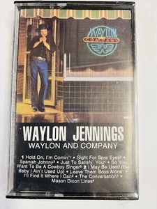 Waylon Jennings 1983 FACTORY SEALED Waylon And Company Cassette Tape NOS - Picture 1 of 3