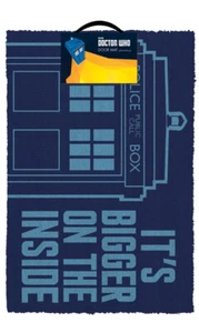 Doctor Who Tardis Es Más Grande Por Dentro Felpudo 60x40cm - Bild 1 von 1