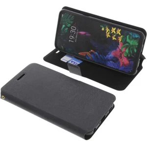 Custodia per LG G8 Thinq Book-Style Protettiva Cellulare a Libro Nero - Zdjęcie 1 z 6