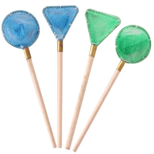4 Pezzi Rete da Pesca Modello Bambino Micro Paesaggio Miniatura per Casa delle Bambole - Foto 1 di 12