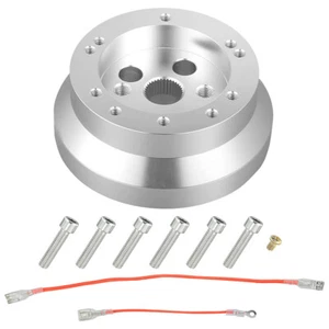 5 & 6 Hole Billet Steering Wheel Hub Adapter for Flaming River Ididit GM Chevy - Picture 1 of 12