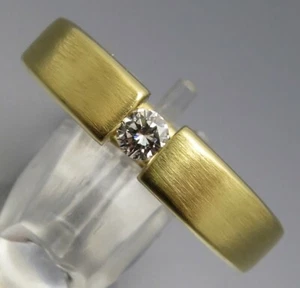 DISEÑO MADURO - ANILLO TENSOR BRILLANTE - ORO 585 - CLÁSICO - Imagen 1 de 11