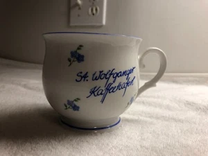 Mahlwerck Stephanskirchen Mug - St. Wolfganger Kaffeehafen - Flowered Coffee Cup - Picture 1 of 6
