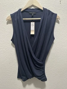 Banana Republic Navy Top Small NWT - Picture 1 of 5