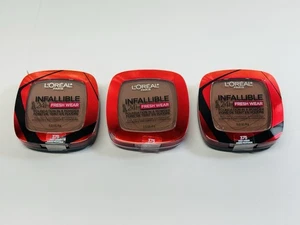 L’Oreal Paris Infallible 24 Hour Fresh Wear Foundation 375 Deep Amber Set Of 3 - Picture 1 of 6