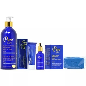 Loción Pure Glow 16,8 oz + Jabón 7 oz + Crema 1,7 oz + Suero 1,66 oz con lima de uñas gratis - Imagen 1 de 1