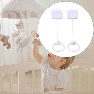 2Pcs Lullaby Pull String Music Box Musical Box for Crib Mobile DIY Plush Toy - Picture 1 of 7