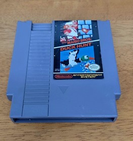 Super Mario Brothers & Duck Hunt - NES Nintendo Game
