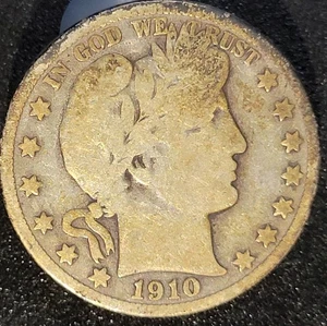 1910S San Francisco Mint Barber Half Dollar - Picture 1 of 2