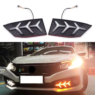 Für Honda Civic 2019-2021 DRL  Tagfahrlicht mit Blinkerlampe - Bild 1 von 4