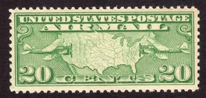 Scott #c9 Airmail Map & Plane Single Stamp - MNH - Picture 1 of 4