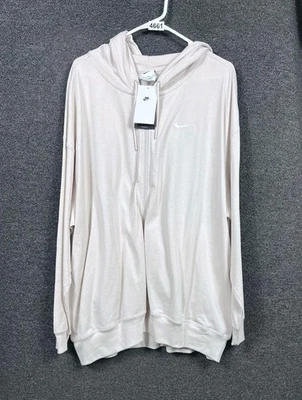 Nike Sportswear Jersey de gran tamaño cremallera completa sudadera con capucha para mujer talla XL DM6415-104 NUEVO Foto 1 de 4