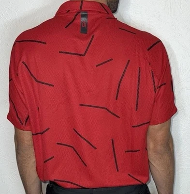 Polo grande Nike Tiger Woods para hombre nuevo con etiquetas rojo domingo agotado edición limitada raro Foto 1 de 4