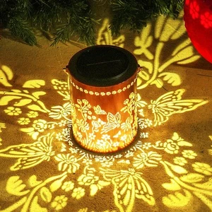 Butterfly Solar Lanterns Outdoor Hanging, IP65 Waterproof LED Solar Lights Ga... - Picture 1 of 9