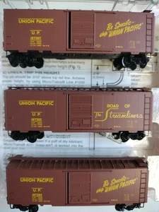 Micro-Trains MTL 20286-2 N Scale 3 Pack 40' Standard Box Car - Union Pacific - Picture 1 of 12