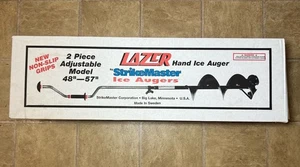 Lazer Hand Eisbohrer von Strikemaster - 2 Stück verstellbar Modell 48"-57" rutschfest - Bild 1 von 7