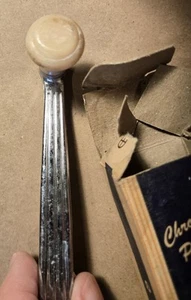 NOS Vintage Chromium SR8717 1932-40 Ford Chrysler Window Crank Rat Rod Handle - Picture 1 of 8