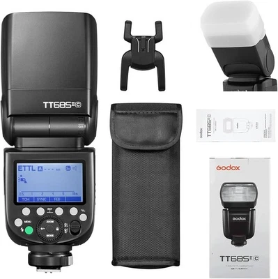Godox TT685II TT685 II C/N/S/F/O TTL HSS Flash Light Speedlite 2.4G Wireless X - Image 1 of 4
