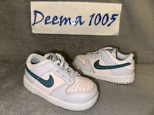 Toddler Nike Dunk Low Shoes ‘Mineral Teal’ FD1233 002 - Size 7C