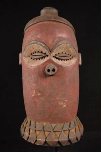 22824 A Primitive Large African Pende Mask DR Congo - Picture 1 of 7