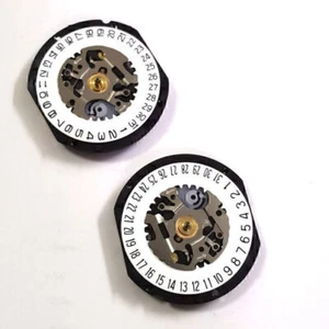 Quartz Watch Movement Date At 3/6 O'clock W/ Battery For VX12 VX12E Replacement - Picture 1 of 7
