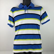 Wrangler Striped Polo Shirt Youth XL Blue/White 45/65