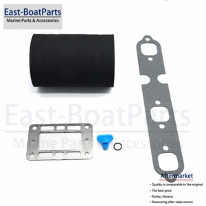 857618 Exhaust Elbow Riser Gasket 834751 Exhaust Hose Fits Volvo Penta V6 Engine - Picture 1 of 10